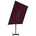 Ombrellone A Sbalzo Con Palo In Acciaio 250x250 Cm Rosso Bord - Foto miniatura 4