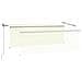 Tenda Automatica con Parasole LED e Sensore Vento 4x3 m Crema - Foto miniatura 6