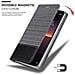 Cadorabo Custodia Compatibile Con Sony Xperia 10 Ii (2. Version) In Grigio Nero - Coperchio Protettiva Con Chiusura Magnetica, Funzione Stand E Tasca Per Le Carte - Foto miniatura 7