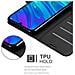 Custodia Compatibile Con Honor 10 Lite In Nero Carbone - Coperchio Protettiva Con Chiusura Magnetica, Funzione Stand E Tasca Per Le Carte - Foto miniatura 5