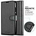 Custodia Compatibile Con Honor 10 Lite In Nero Carbone - Coperchio Protettiva Con Chiusura Magnetica, Funzione Stand E Tasca Per Le Carte - Foto miniatura 7