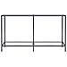 Tavolo Consolle Trasparente 140x35x75,5 Cm In Vetro Temperato - Foto miniatura 3
