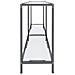 Tavolo Consolle Trasparente 140x35x75,5 Cm In Vetro Temperato - Foto miniatura 6