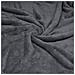 Briebe - Coperta Per Divano / Letto 130x160cm A Doppio Strato In Pile Calde, Accoglienti  Grigio Scuro - Foto miniatura 4