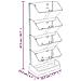 Set Per Piante Giardino Verticale 4 Pz Antracite Polipropilene - Foto miniatura 7