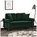 Cuscini Decorativi 2 Pz Verde Scuro 40x40 Cm In Velluto - Foto miniatura 1