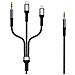 Cavo Audio Multi-connettore Da Jack 3,5 Mm Usb-c Lightning A Jack 3,5 Mm 1,5 M - Foto miniatura 1