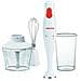 Frullatore ad Immersione NJHB-128FULLSET con Recipiente da 0.7 L Potenza 300 Watt Colore Bianco - Foto miniatura 1