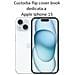 Smart Book Custodia A Libro Poket Flip Cover Case Per Apple Iphone 15 Pro Max Black - Foto miniatura 2