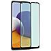 Salvadisplay In Vetro Temperato Per Samsung A22 5g Antibatterico, Nero Transparente - Foto miniatura 1