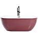 Vasca Da Bagno Freestanding Carrera 170 X 80 Cm Bordeaux - Foto miniatura 5