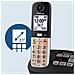 Cordless KX TGU430EXB Black e Silver Black e Silver - Foto miniatura 4
