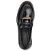 Black Leather Casual Closed Loafers Mocassino Pelle Scarpe Donna Nero Eu 39, 1-24722-43 003 - Foto miniatura 3