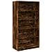 Armadio Rovere Fumo 100x50x200 Cm In Legno Multistrato - Foto miniatura 2