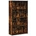 Libreria Rovere Fumo 80x30x152 Cm In Legno Multistrato - Foto miniatura 2