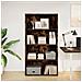 Libreria Rovere Fumo 80x30x152 Cm In Legno Multistrato - Foto miniatura 3