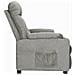 Lusso Casadino -  Poltrona Alzapersona Grigio Chiaro Tessuto - Foto miniatura 4