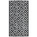 Tappeto da Esterni ARAKIL Bianco e Nero 80x150 cm in PP - Foto miniatura 1