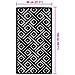 Tappeto da Esterni ARAKIL Bianco e Nero 80x150 cm in PP - Foto miniatura 6