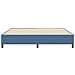 Letto Box Spring Blu 200x200 cm Tessuto a Cordonetto - Foto miniatura 6