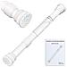 Xiqiyy Barra Di Trazione Regolabile Senza Foratura Bianca 46-68 Cm - Foto miniatura 1