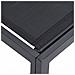 Set Divano da Giardino con cuscino 10 pcs Nero Alluminio - Foto miniatura 5