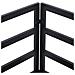 Set Divano da Giardino con cuscino 10 pcs Nero Alluminio - Foto miniatura 7