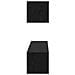 Set mobile TV 4 pcs Rovere nero 60 x 30 x 30 cm - Foto miniatura 9