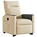 Poltrona Alzapersona Reclinabile Elettrica Crema in Tessuto - Foto miniatura 4