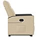 Poltrona Alzapersona Reclinabile Elettrica Crema in Tessuto - Foto miniatura 6
