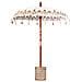 Parasol Balinese Crema 180-190 cm Cotone, legno massello - Foto miniatura 1
