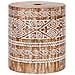 Parasol Balinese Crema 180-190 cm Cotone, legno massello - Foto miniatura 5