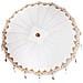 Parasol Balinese Crema 180-190 cm Cotone, legno massello - Foto miniatura 7