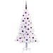 Albero di Natale artificiale Bianco 150 cm PVC e Acciaio - Foto miniatura 3