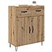 Credenza Rovere artigianale 69,5 x 34 x 90 cm Legno multistrato - Foto miniatura 3