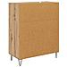 Credenza Rovere artigianale 69,5 x 34 x 90 cm Legno multistrato - Foto miniatura 8