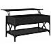 Tavolino da salotto Rovere Nero 100 x 50 x 50 cm - Foto miniatura 5
