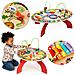 Grande tavolo educativo in legno, gioco sensoriale per bambini, 7-in-1 - Foto miniatura 4