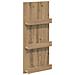 Scaffale per riviste Rovere artigianale 43 x 11 x 102 cm - Foto miniatura 1