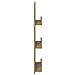 Scaffale per riviste Rovere artigianale 43 x 11 x 102 cm - Foto miniatura 6