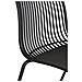 Set Di 4 Sedie Da Giardino Branson-nero-plastica-55x46,5x82 Cm - Foto miniatura 5