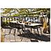 Set Di 4 Sedie Da Giardino Branson-nero-plastica-55x46,5x82 Cm - Foto miniatura 7