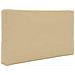 Cuscino per divano da esterno 3 pcs Beige Poliestere - Foto miniatura 5
