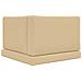 Cuscino per divano da esterno 3 pcs Beige Poliestere - Foto miniatura 7