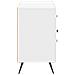 Credenza Bianco Lucido 89 x 34,5 x 60 cm Legno ingegnerizzato - Foto miniatura 5