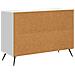 Credenza Bianco Lucido 89 x 34,5 x 60 cm Legno ingegnerizzato - Foto miniatura 6