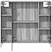 Mobiletto per specchio da bagno Grigio Sonoma 80 x 14.5 x 70 cm - Foto miniatura 6