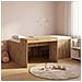Letto alto per bambini con scrivania Rovere Artigianale - Foto miniatura 2