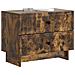 Armadio da Notte con cassetto Rovere Fumo 62 x 34,5 x 47,5 cm - Foto miniatura 2