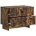 Armadio da Notte con cassetto Rovere Fumo 62 x 34,5 x 47,5 cm - Foto miniatura 3